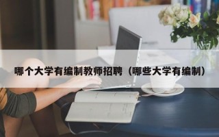 哪个大学有编制教师招聘（哪些大学有编制）