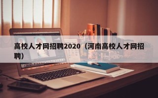 高校人才网招聘2020（河南高校人才网招聘）