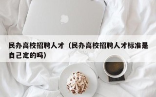 民办高校招聘人才（民办高校招聘人才标准是自己定的吗）