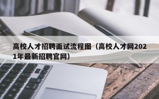 高校人才招聘面试流程图（高校人才网2021年最新招聘官网）