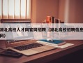 湖北高校人才网官网招聘（湖北高校招聘信息网）