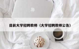 目前大学招聘教师（大学招聘教师公告）