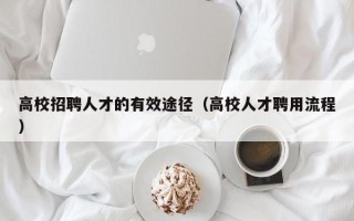 高校招聘人才的有效途径（高校人才聘用流程）