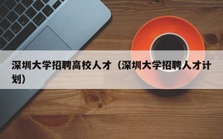 深圳大学招聘高校人才（深圳大学招聘人才计划）