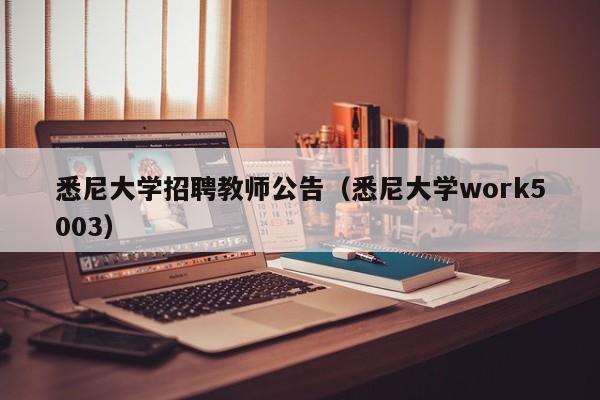 悉尼大学招聘教师公告（悉尼大学work5003）-第1张图片-大学教师招聘