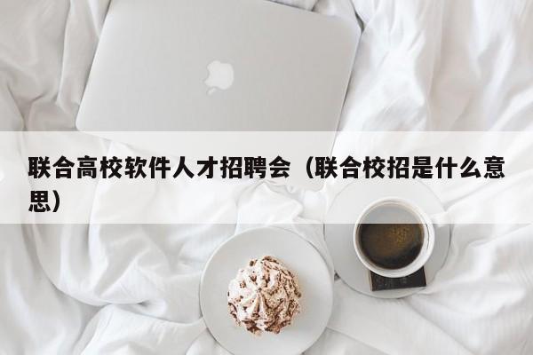 联合高校软件人才招聘会（联合校招是什么意思）-第1张图片-大学教师招聘